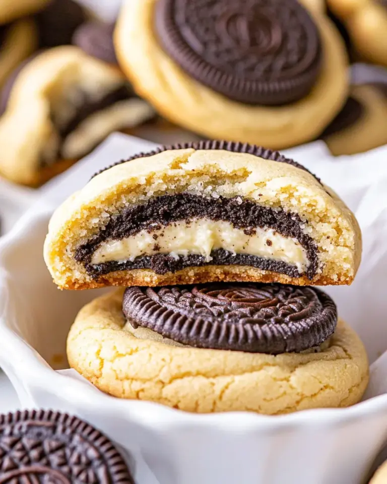 Homemade Oreo Stuffed Cookies photo