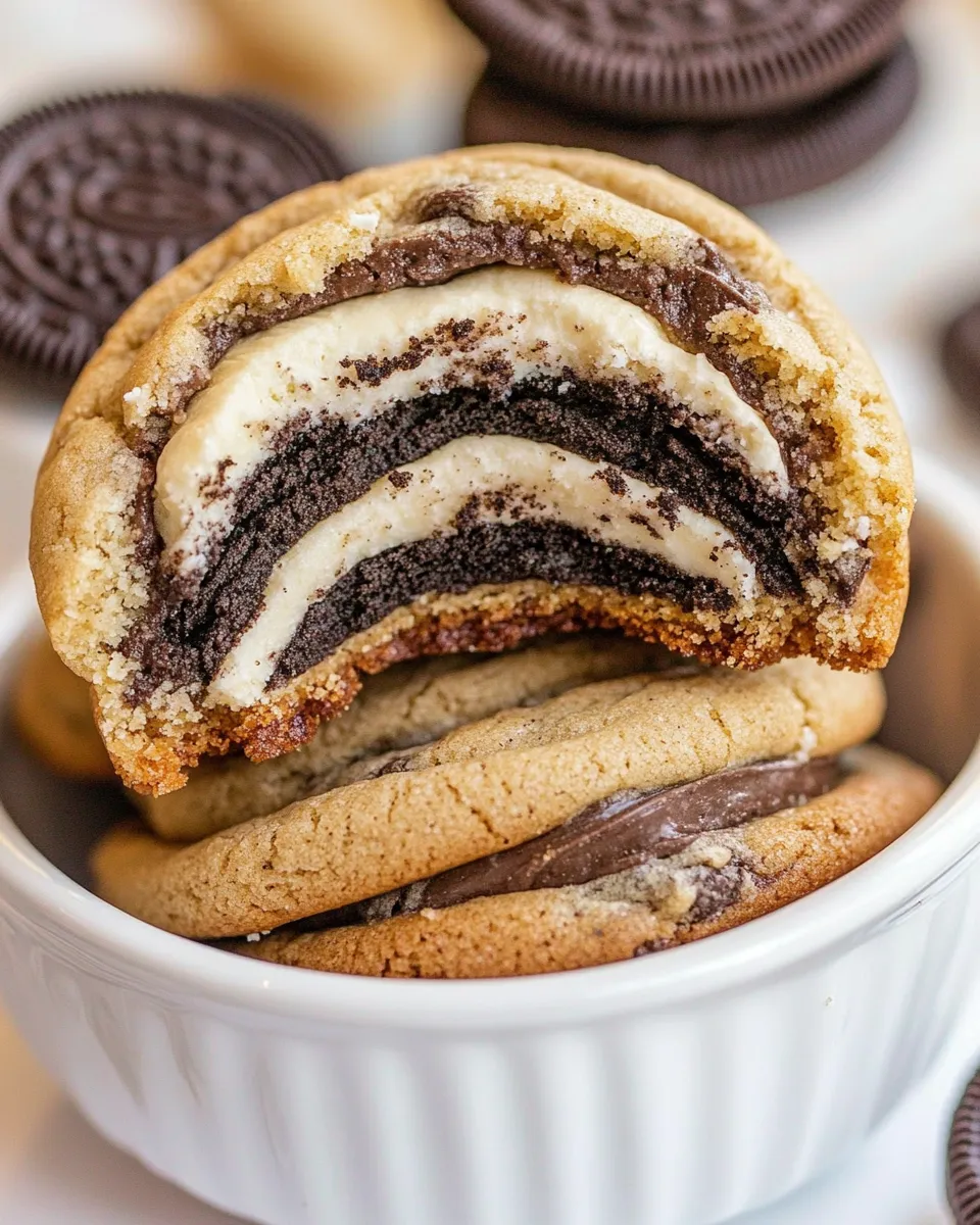 Classic Oreo Stuffed Cookies image