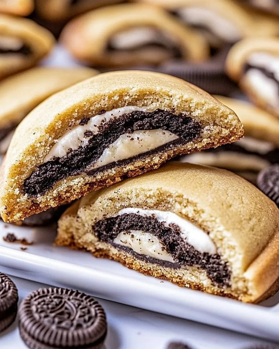 Easy Oreo Stuffed Cookies recipe photo