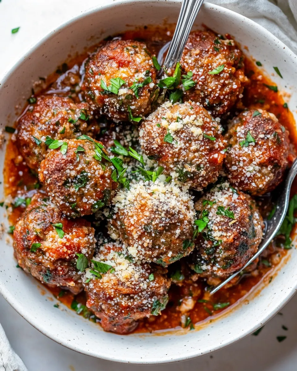 Classic Our Favorite Ricotta Meatballs! food shot