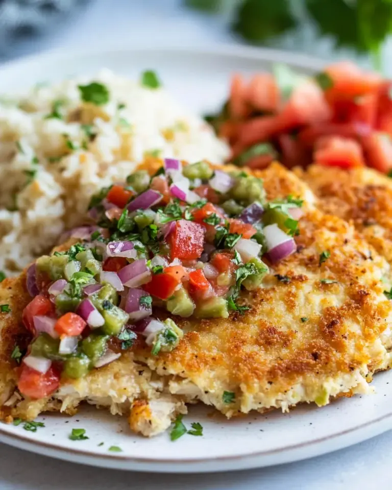 Homemade Oven Baked Mexican Chicken Schnitzel photo