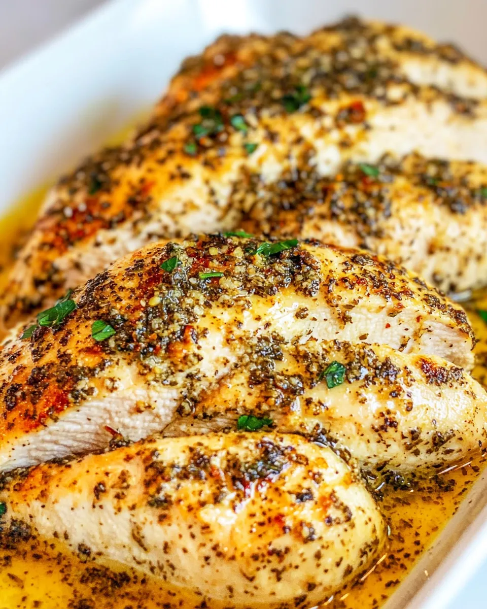 Delicious Parmesan Herb Chicken plate image