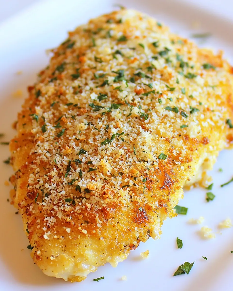 Homemade Parmesan Panko Breaded Chicken photo