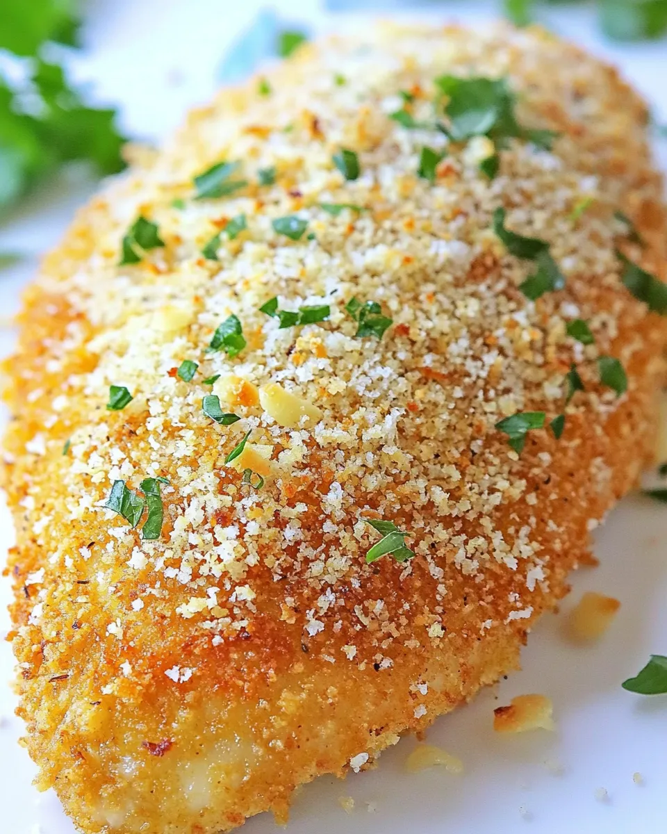 Delicious Parmesan Panko Breaded Chicken dish photo