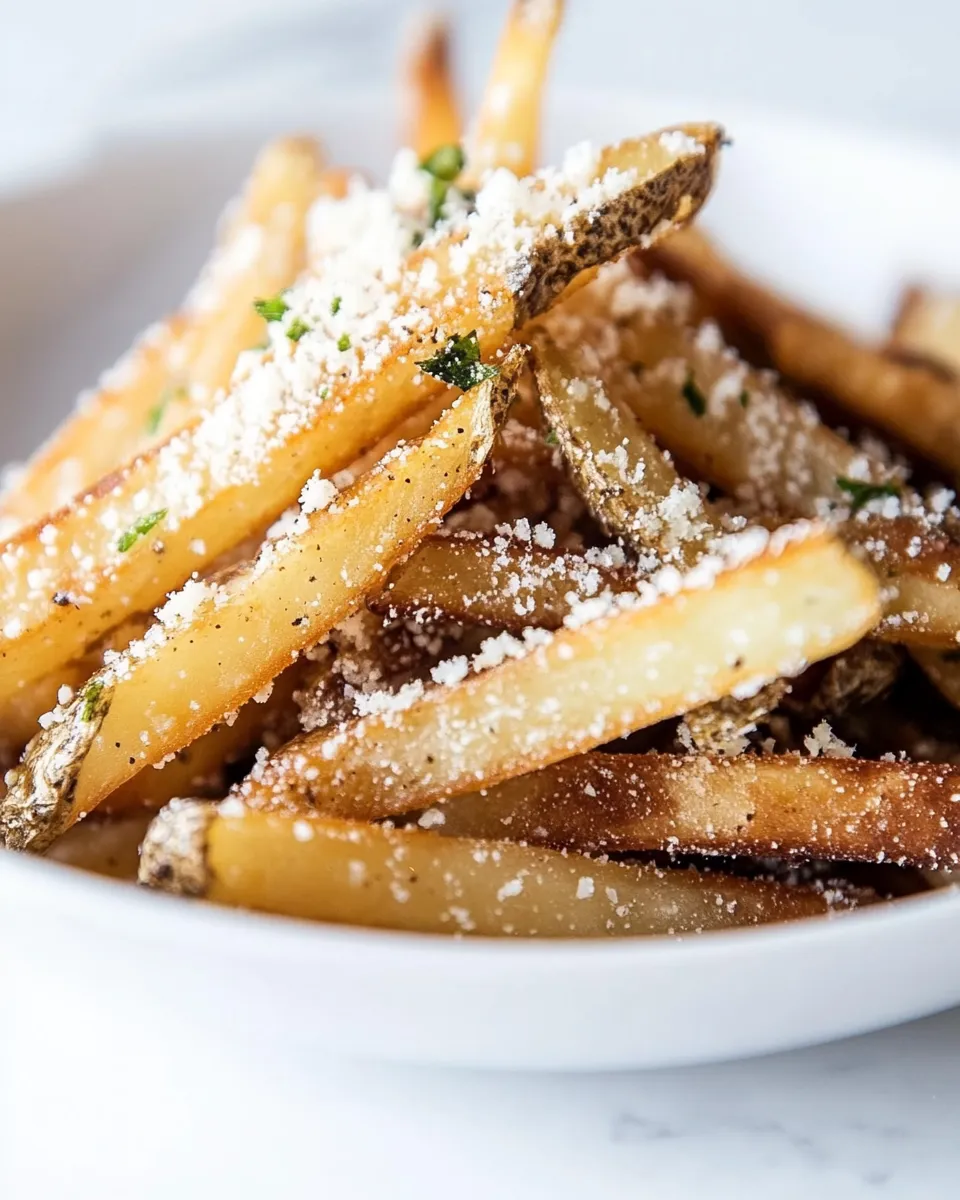 Delicious Parmesan Truffle Fries Recipe dish photo
