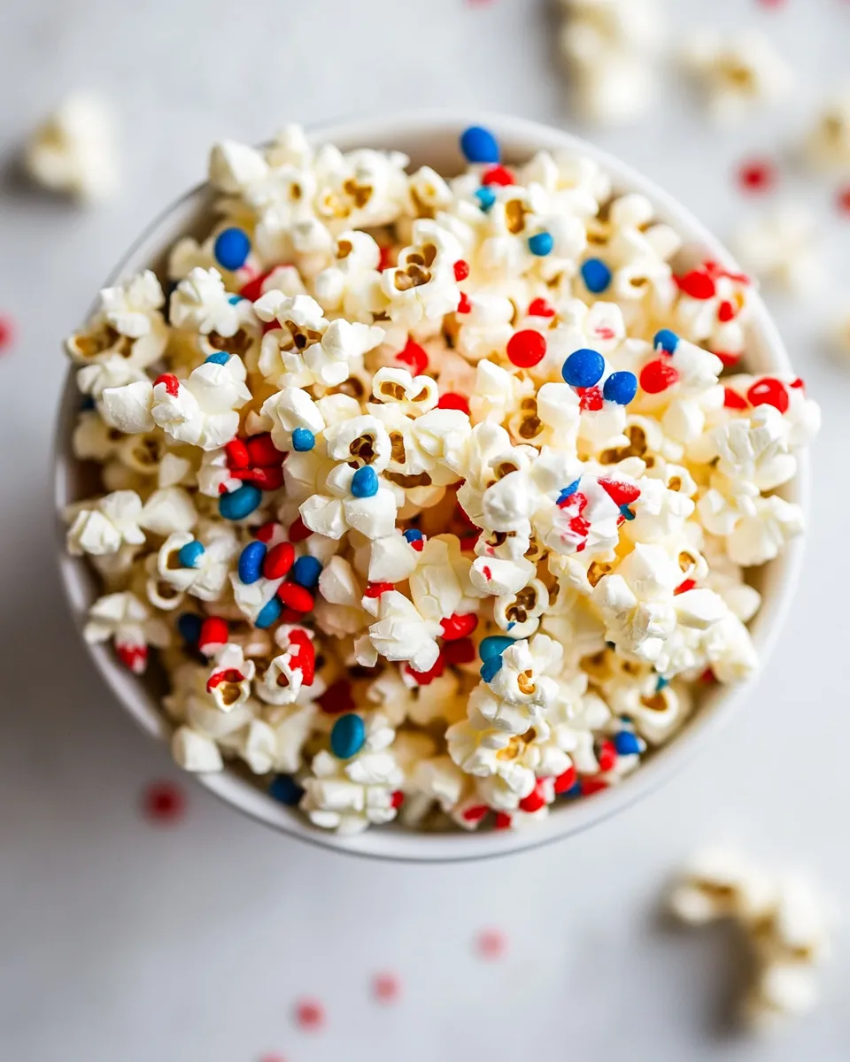 Classic Patriotic Marshmallow Popcorn image