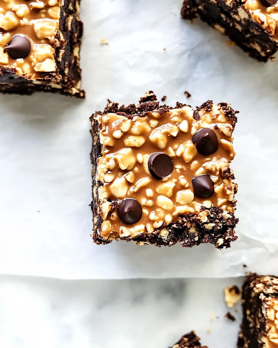 Classic Peanut Butter Chocolate Crunch Bars image