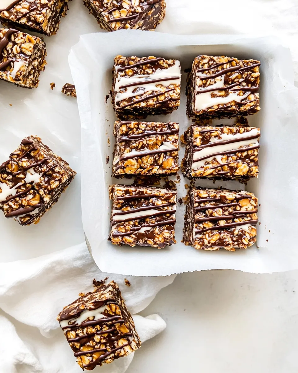 Easy Peanut Butter Chocolate Crunch Bars recipe photo