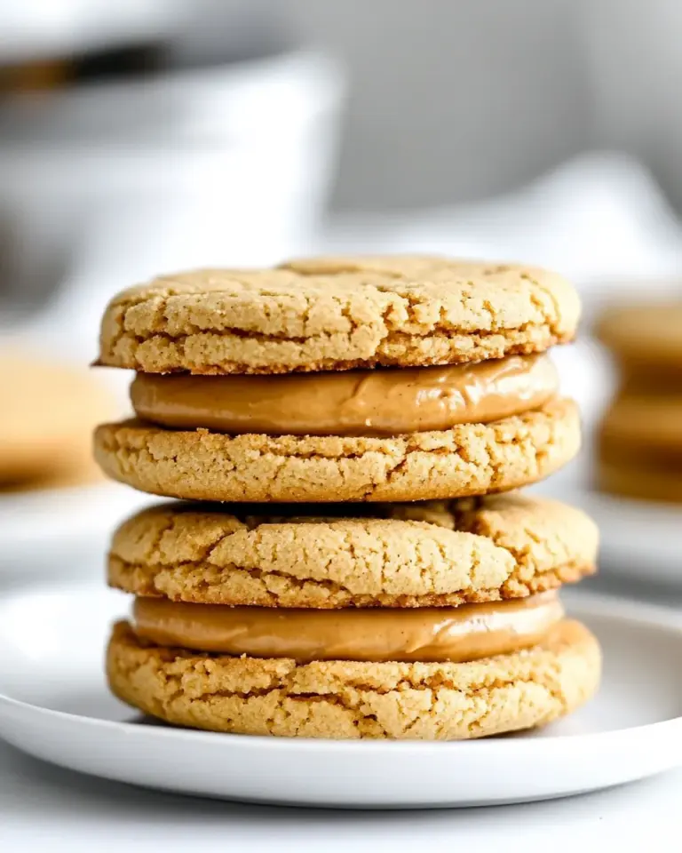 Homemade Peanut Butter Cookie Sandwiches photo