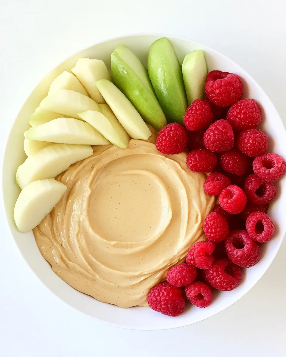 Classic Peanut Butter Fruit Dip dish photo