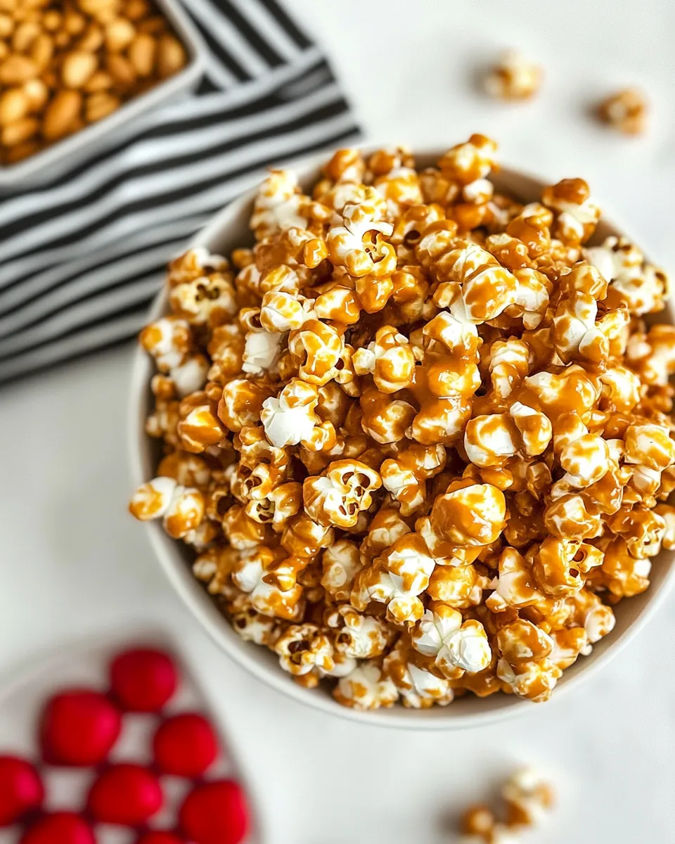Homemade Peanut Butter Popcorn recipe photo