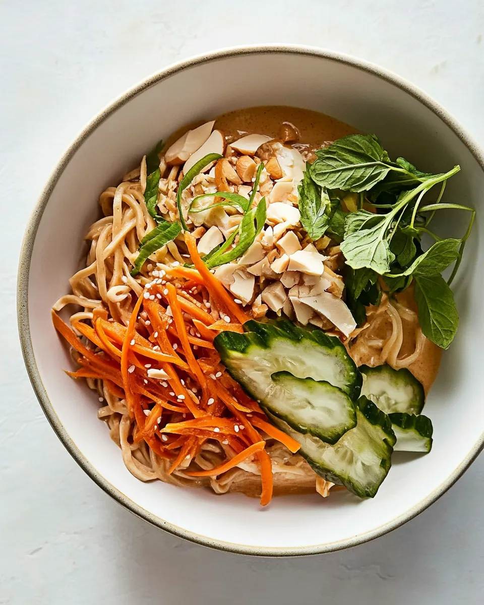 Delicious Peanut Noodles dish photo