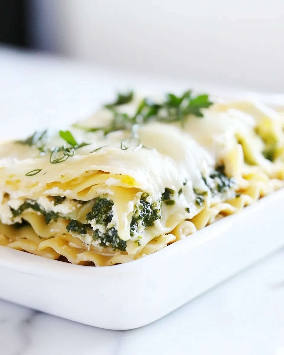 Easy Pesto Lasagna Roll Ups food shot