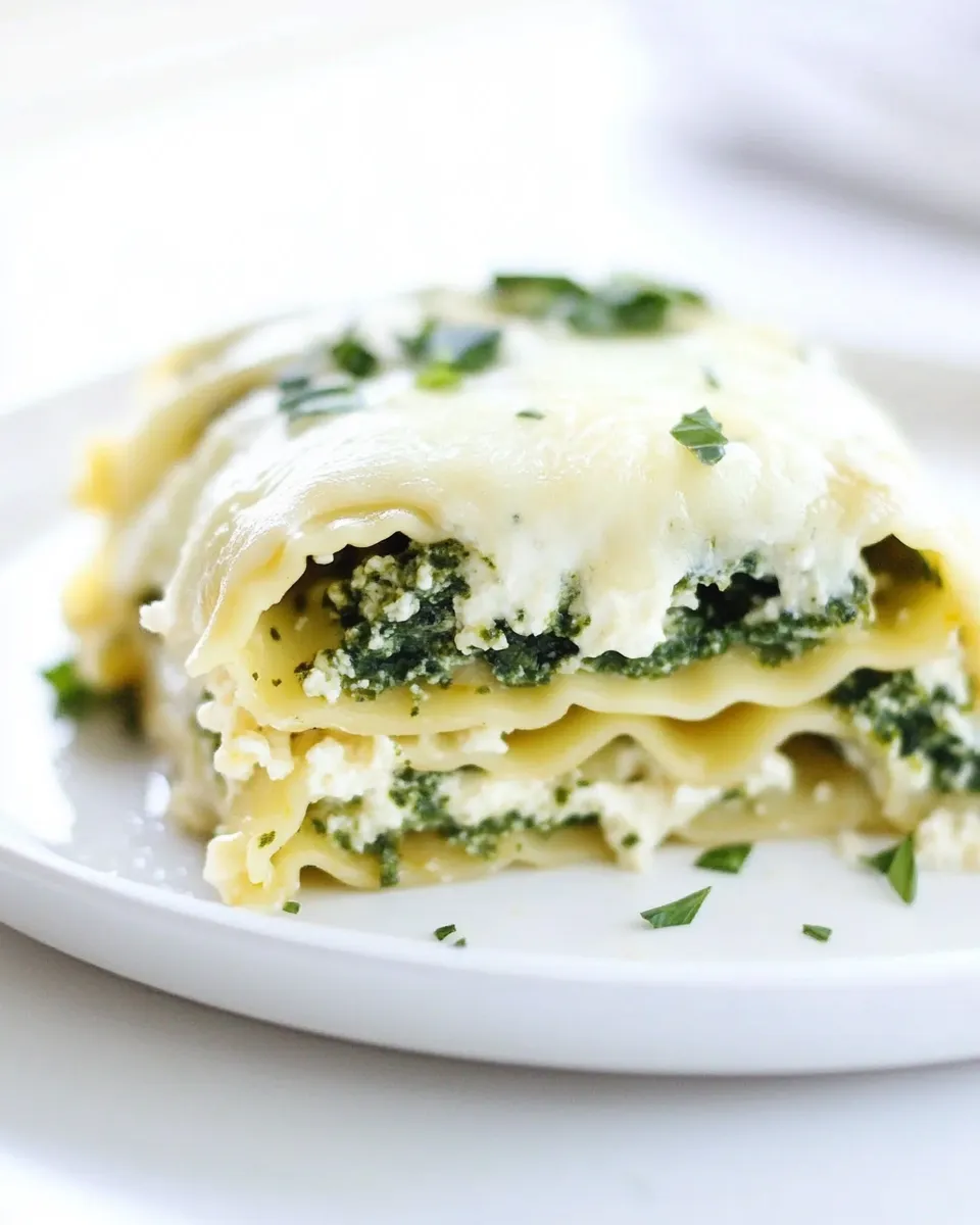 Delicious Pesto Lasagna Roll Ups image