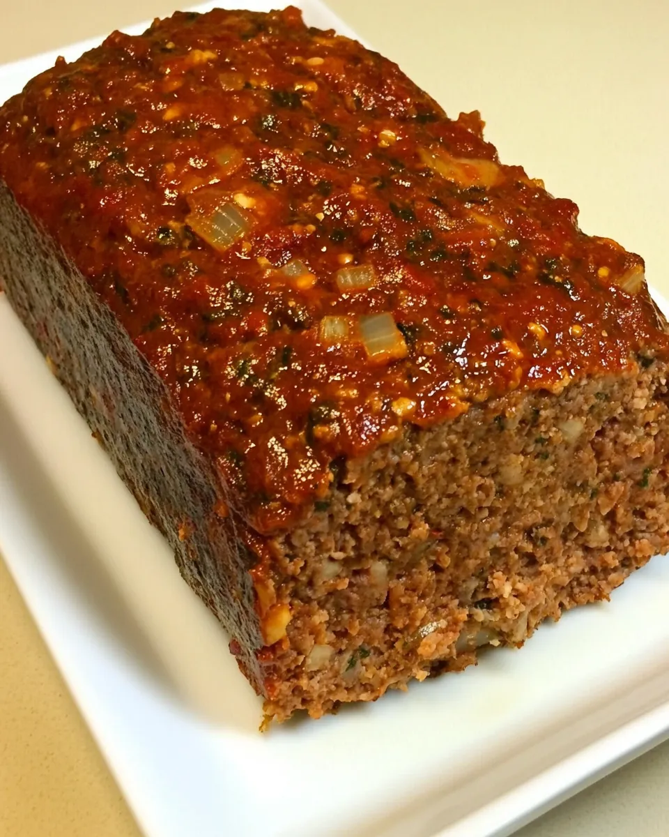 Classic Pesto Meatloaf dish photo