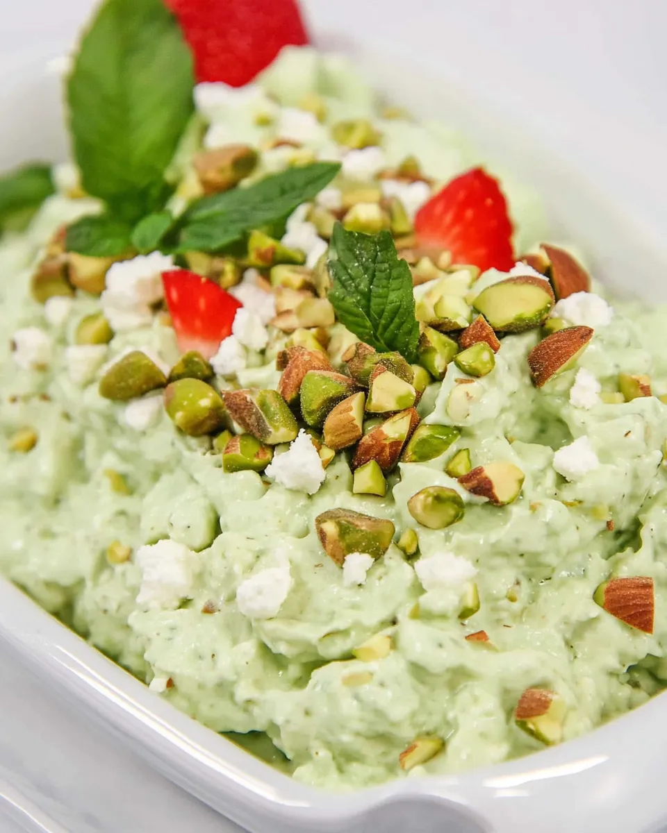Homemade Pistachio Salad dish photo