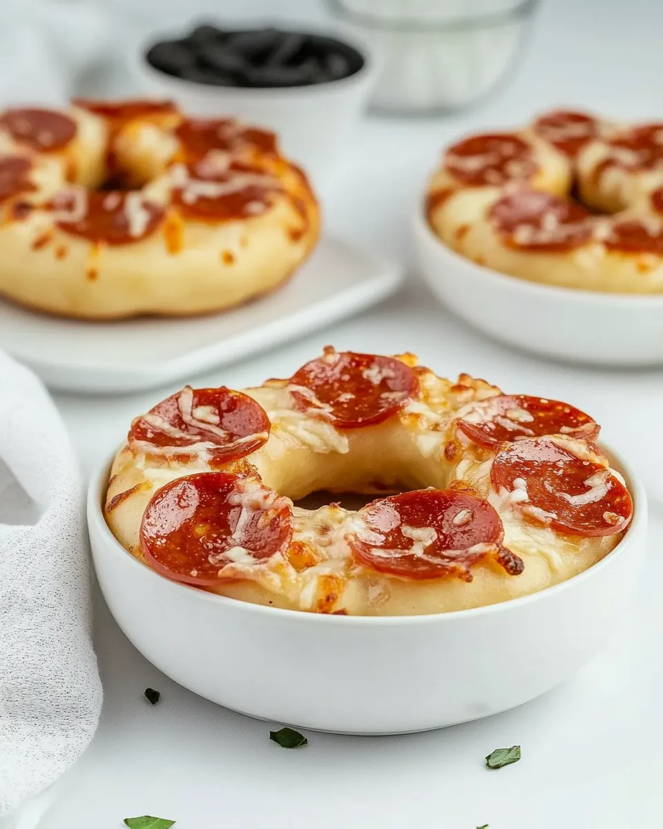 Easy Pizza Bagels in Air Fryer image