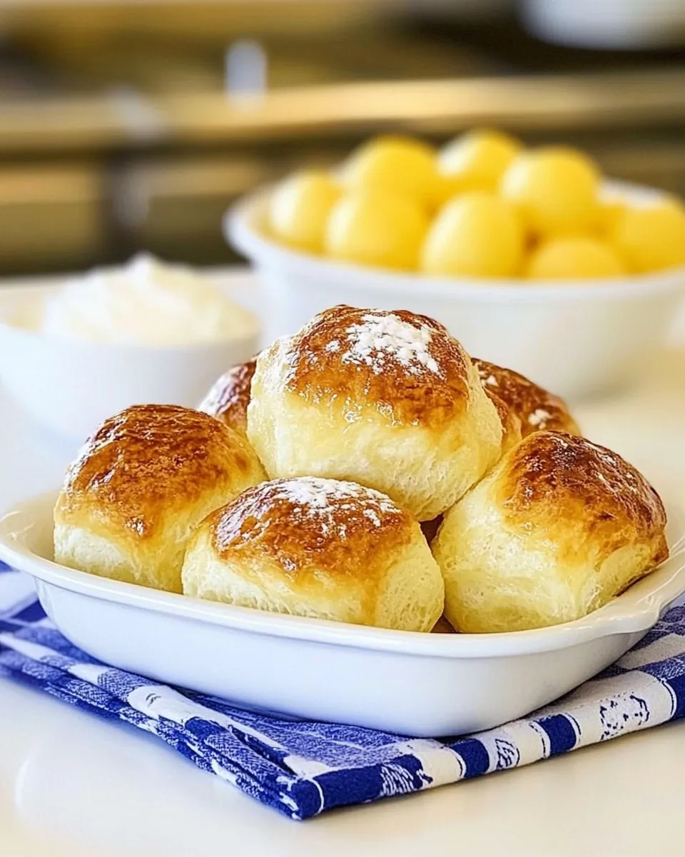 Easy Potato Rolls food shot