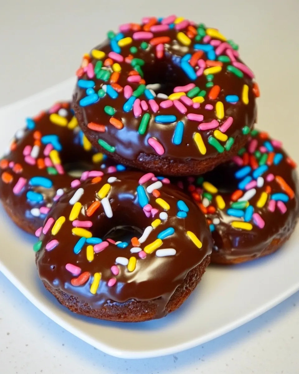 Delicious Protein Donuts food shot