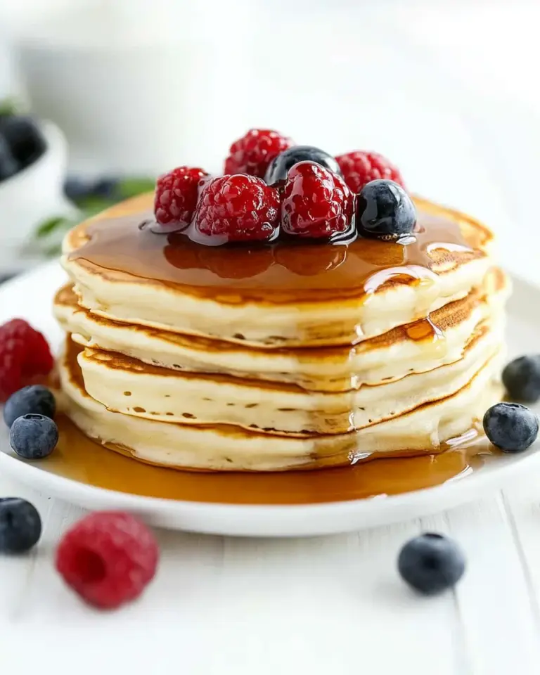 Homemade Quick And Easy Pancakes (Only 3 Ingredients Needed) photo
