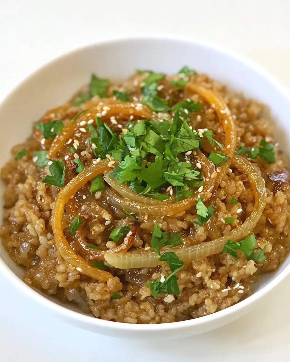 Classic Quinoa Mujadara image