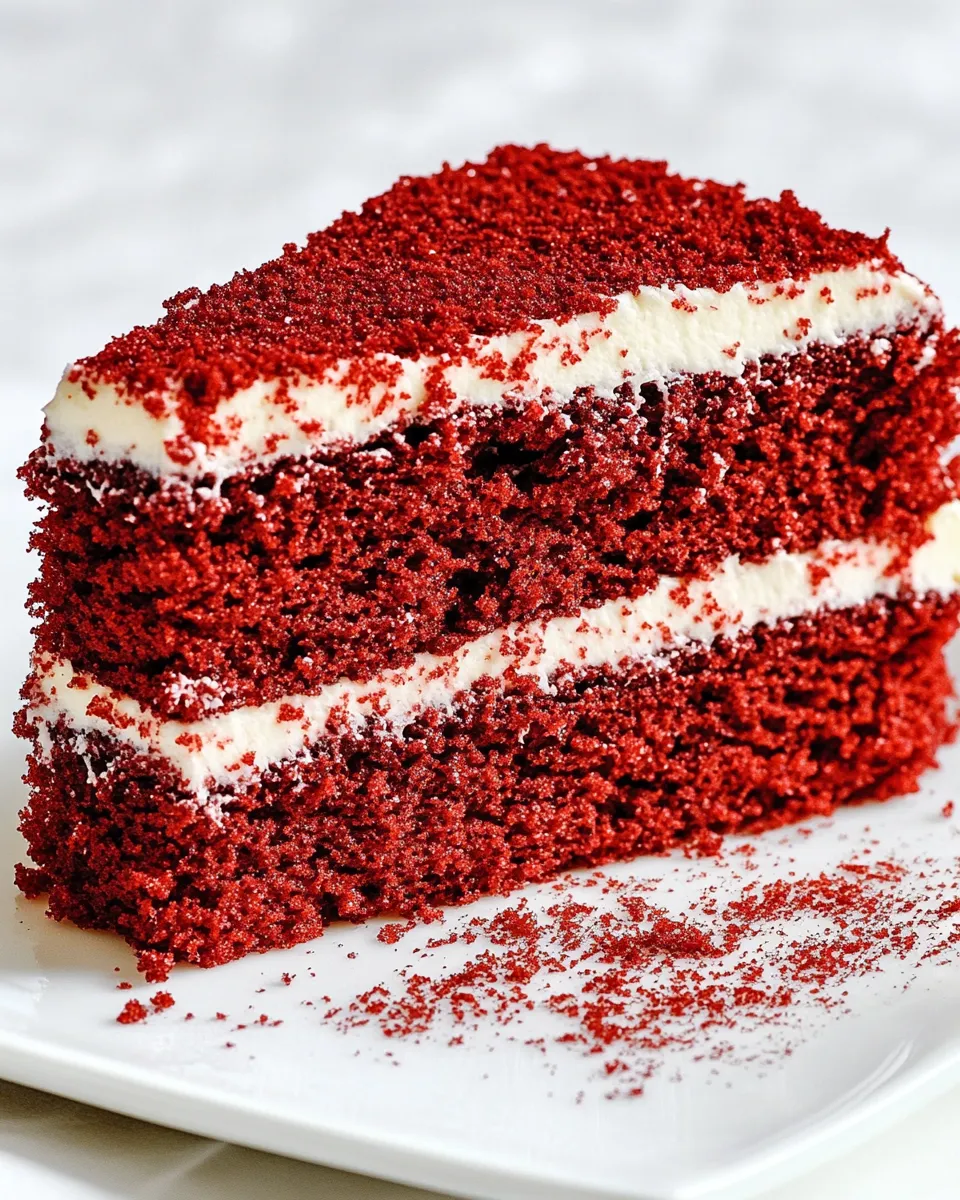 Homemade Red Velour Cake recipe photo
