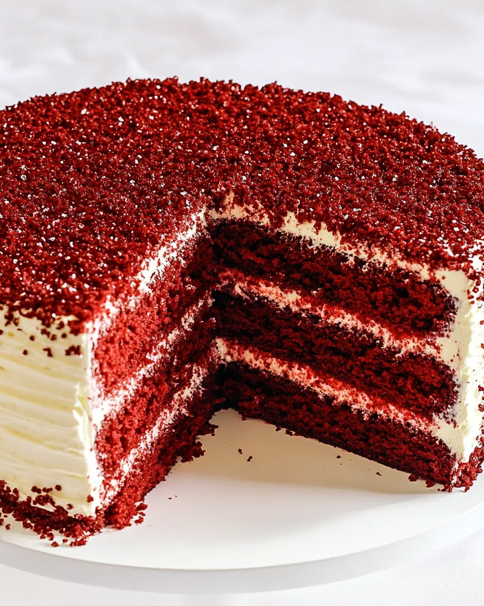 Classic Red Velour Cake dish photo