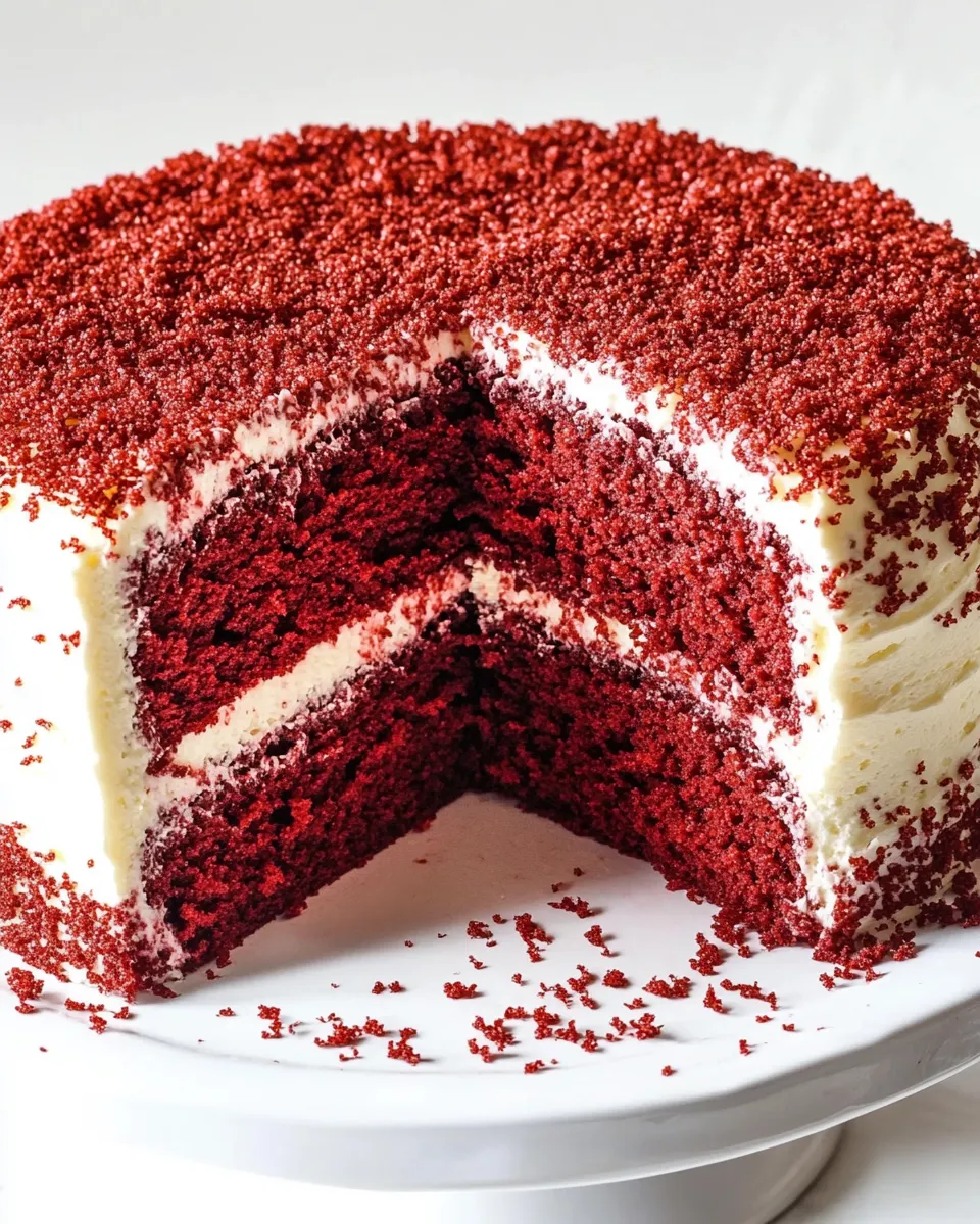 Delicious Red Velour Cake plate image