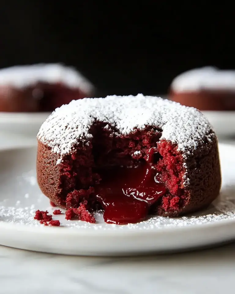 Homemade Red Velvet Lava Cakes for Two photo