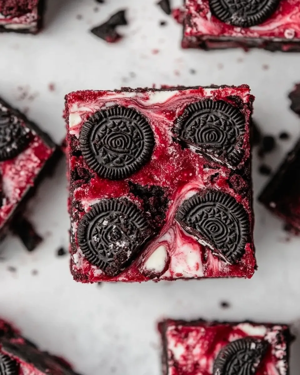 Delicious Red Velvet Oreo Fudge dish photo