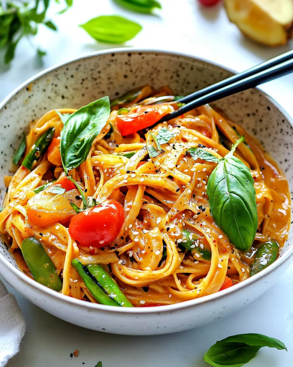 Classic Rice Noodles in Coconut Curry Sauce recipe image
