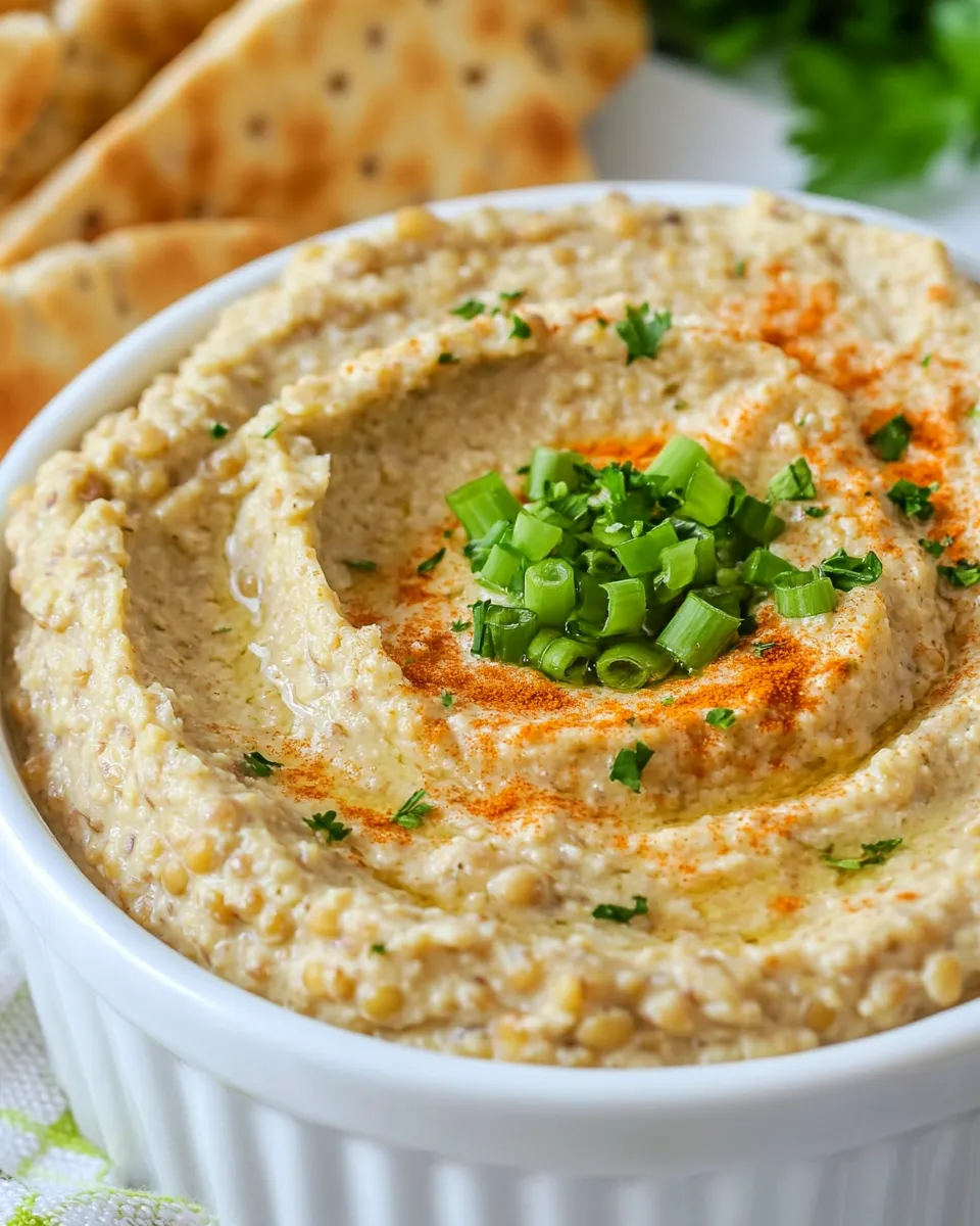 Delicious Roasted Garlic Lentil Dip picture