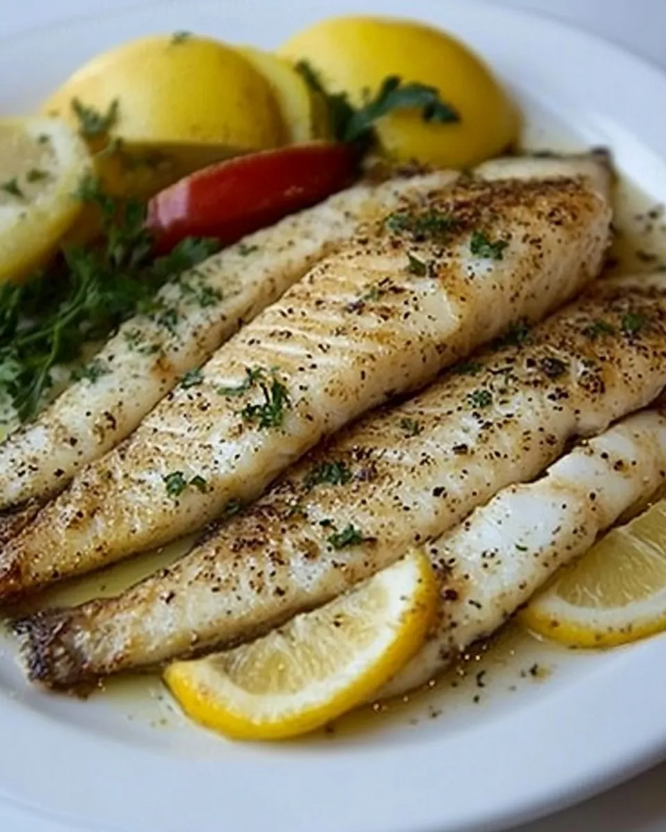 Classic Roasted Snapper Fillet and Sustainable Seafood food shot