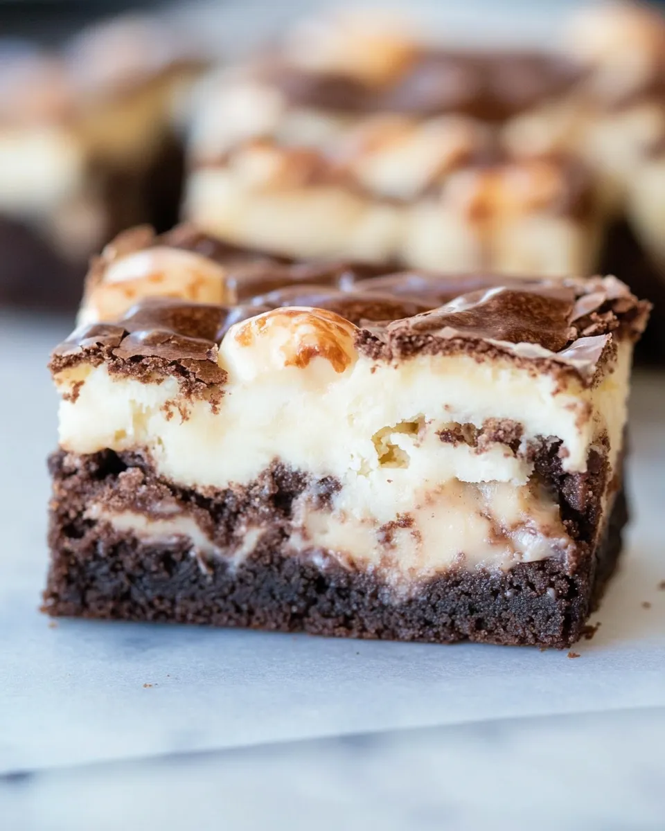 Easy Rocky Road Brownies recipe image