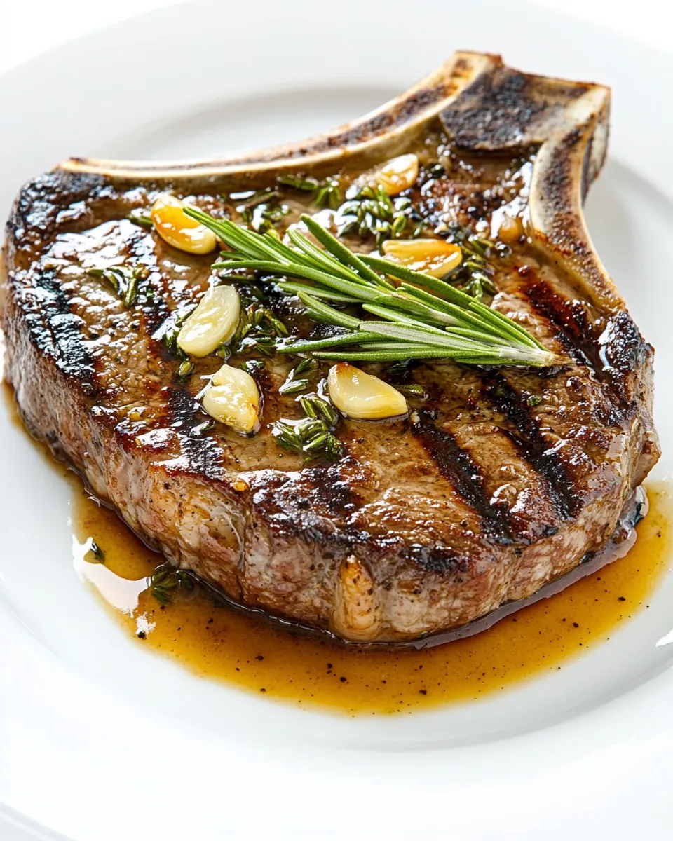 Homemade Rosemary Garlic Steak photo