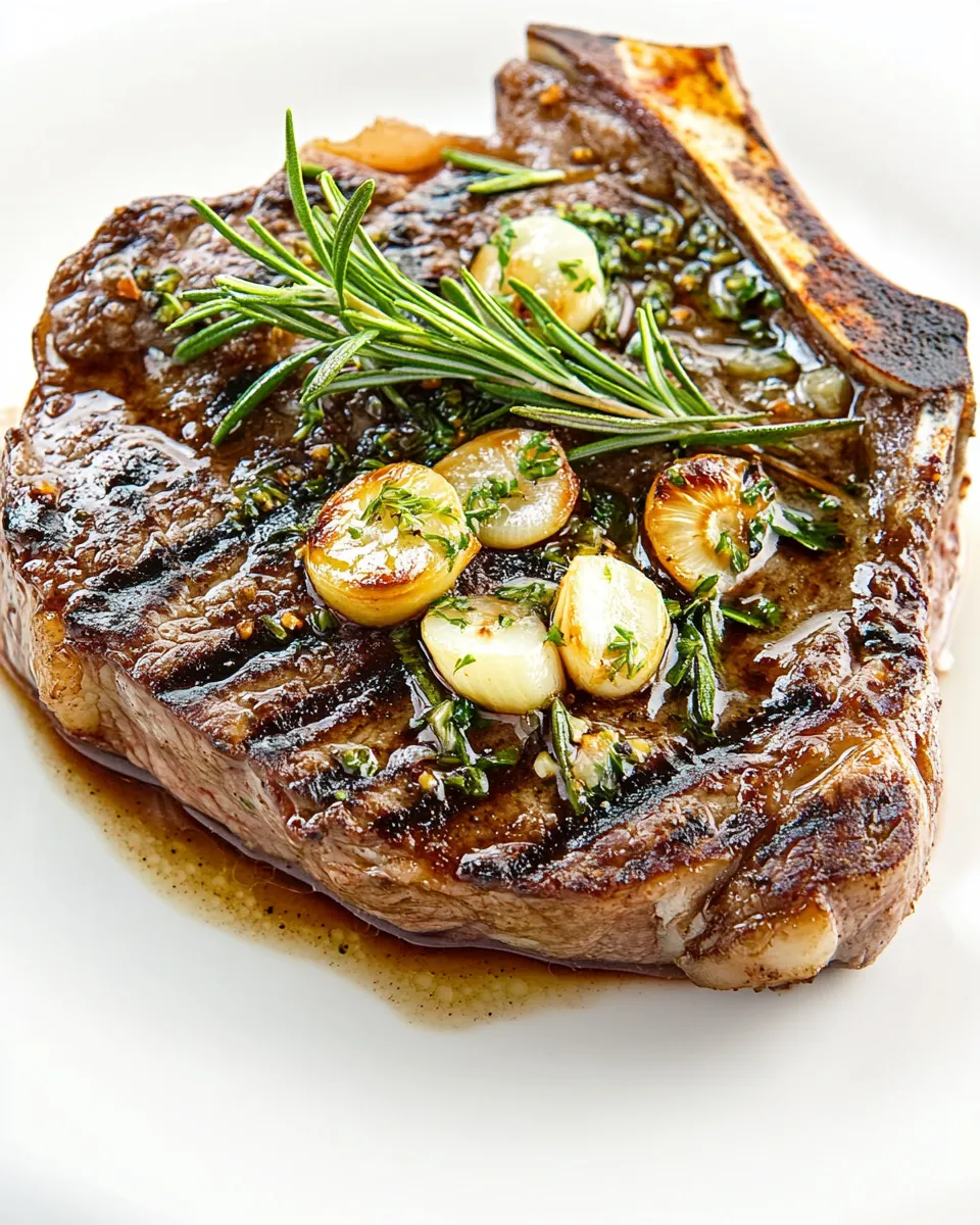Classic Rosemary Garlic Steak image