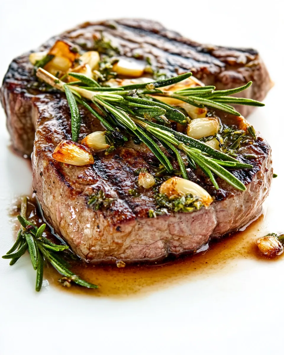 Easy Rosemary Garlic Steak recipe photo