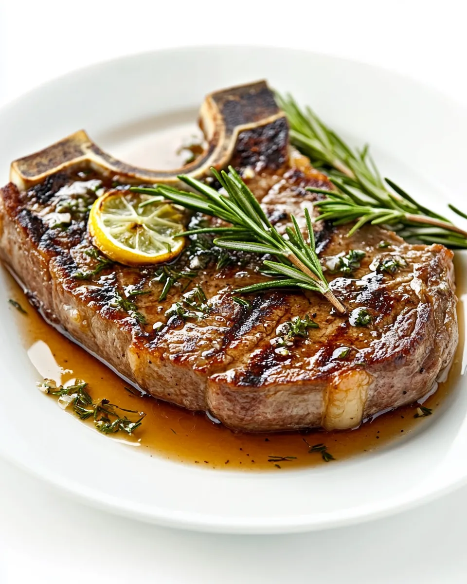 Delicious Rosemary Garlic Steak dish photo