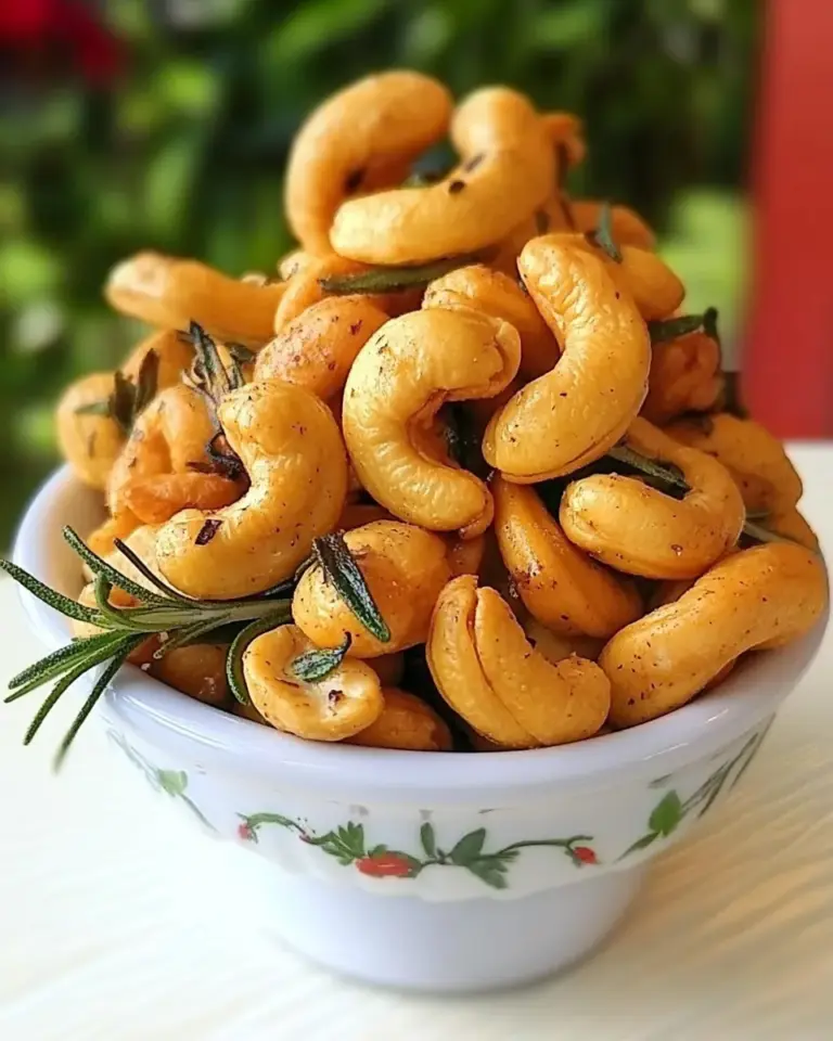 Homemade Rosemary Roasted Cashews recipe photo