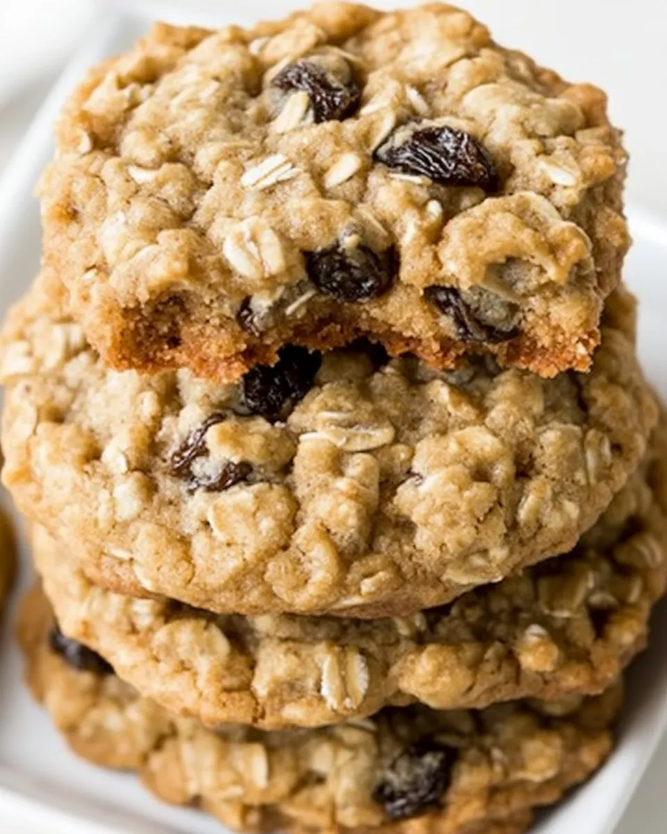 Easy Sadelles Oatmeal Raisin Cookies recipe photo