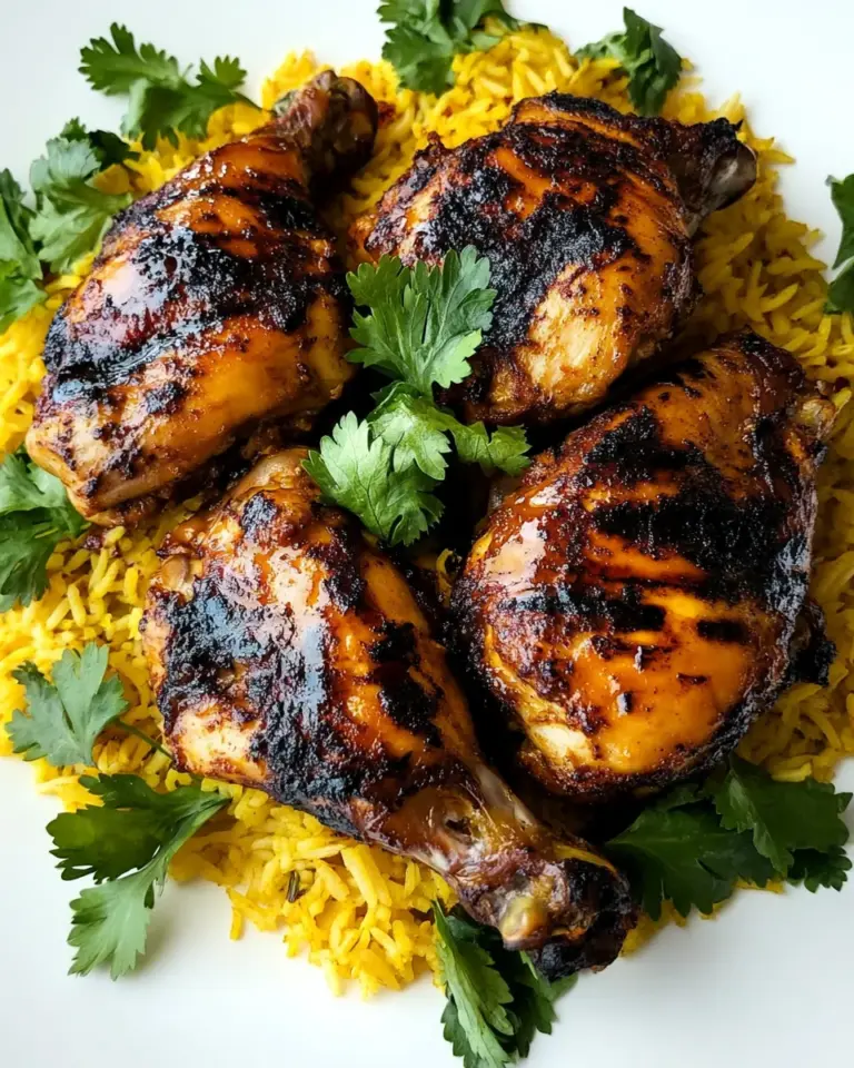 Delicious Saffron Lemon Chicken with Persian Saffron Rice recipe photo