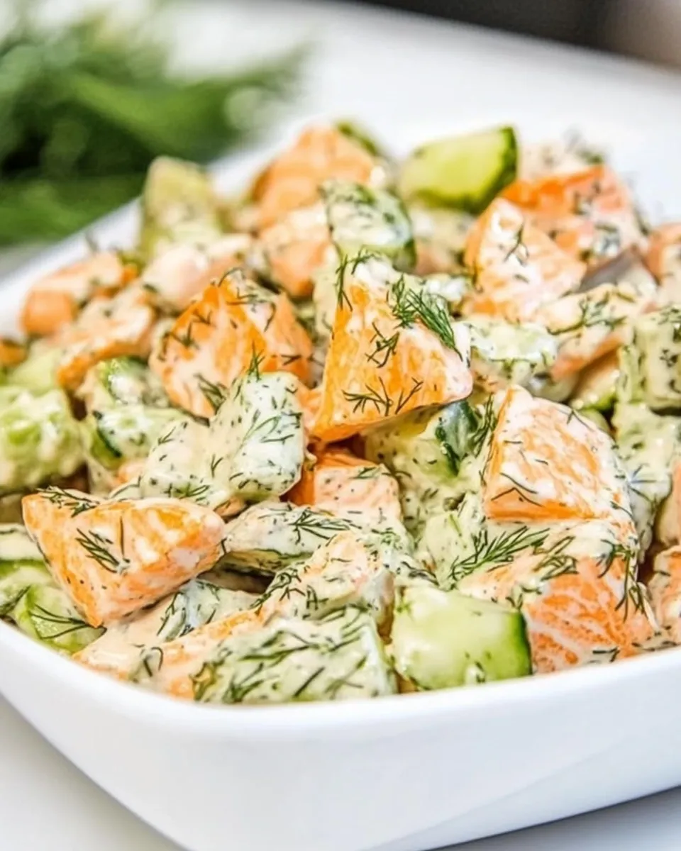 Easy Salmon Salad with Dill recipe photo