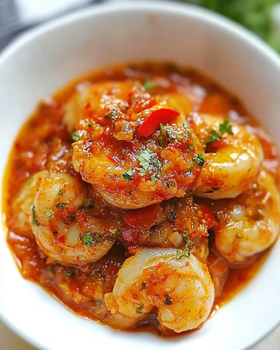 Classic Sambal Udang dish photo