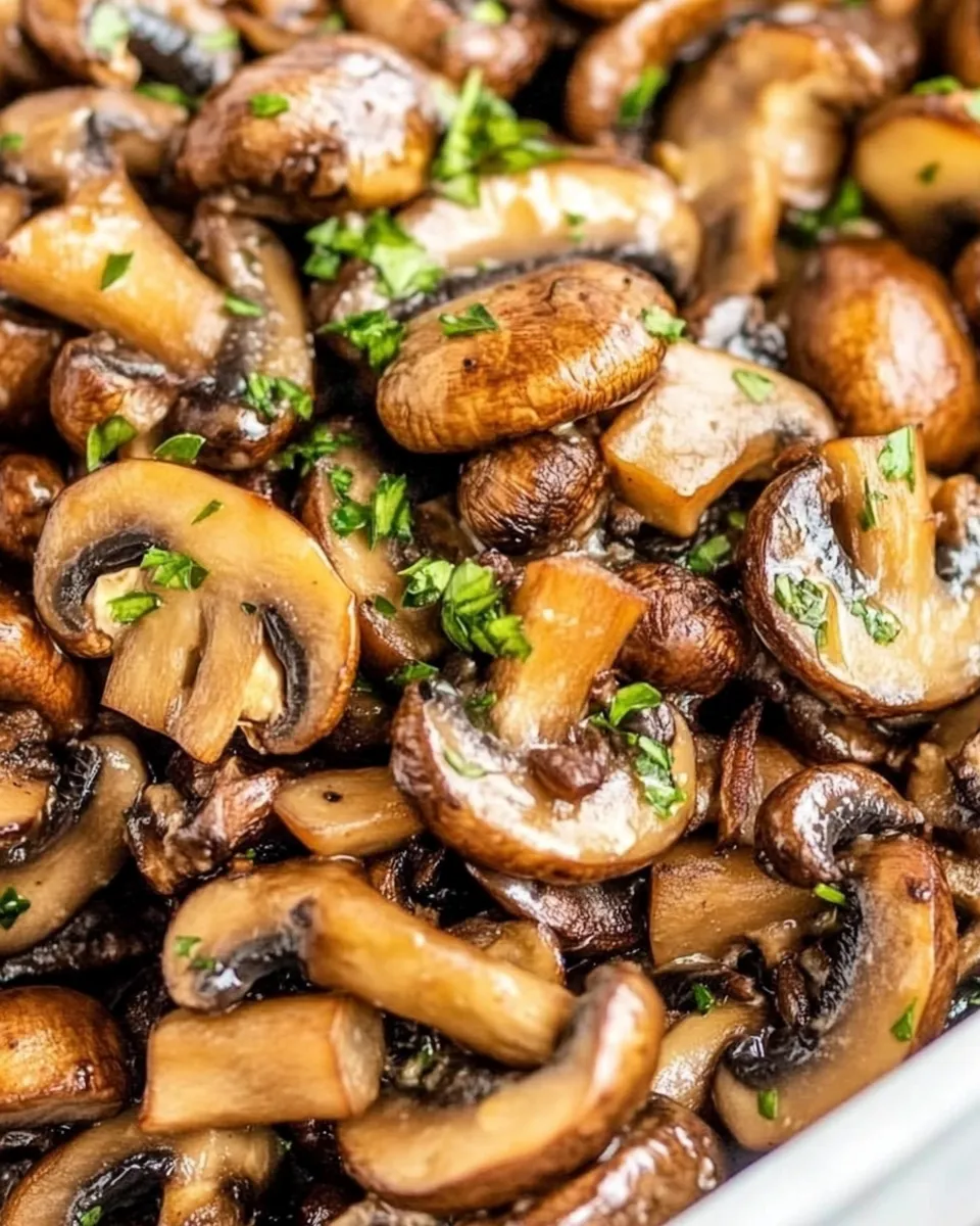 Classic Sauted Mushrooms with Garlic Butter image