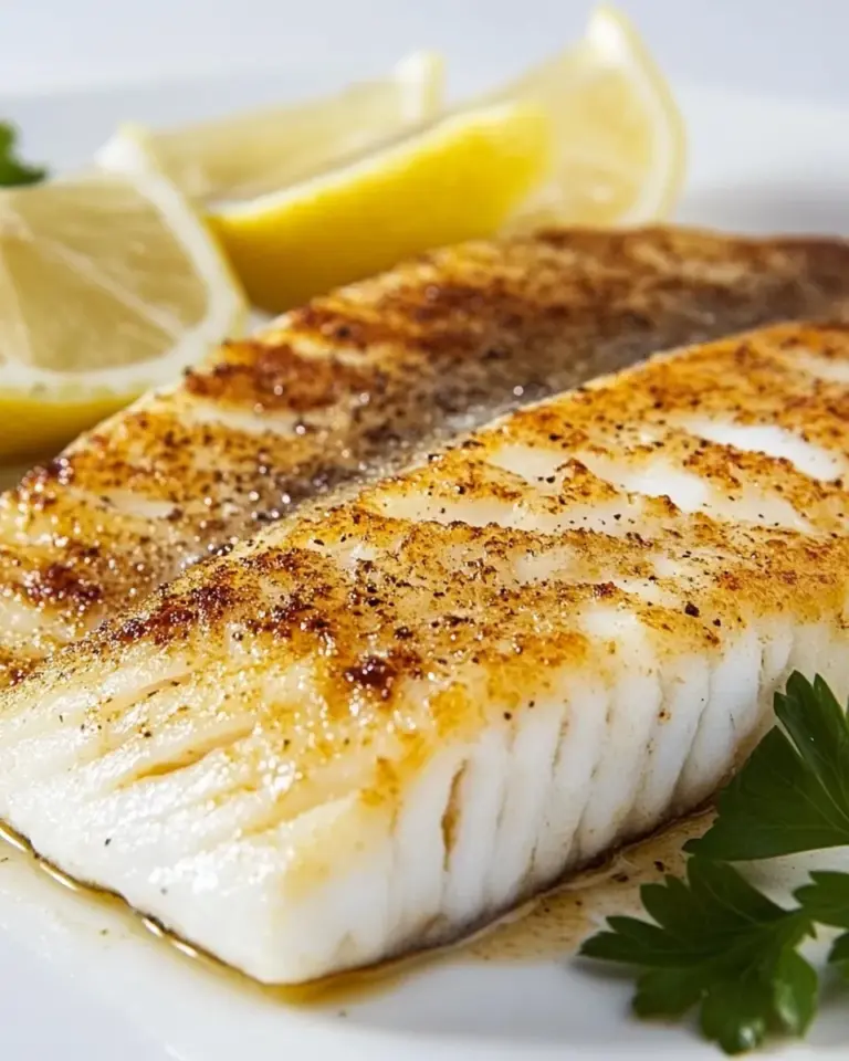 Homemade Savory Lemon White Fish Fillet Recipe photo