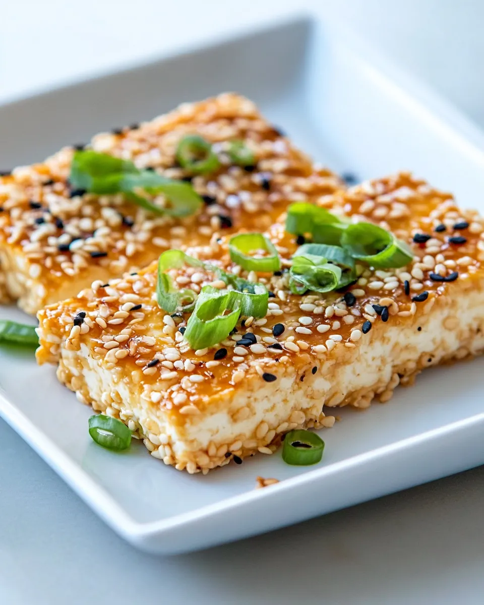 Delicious Sesame Crusted Tofu photo