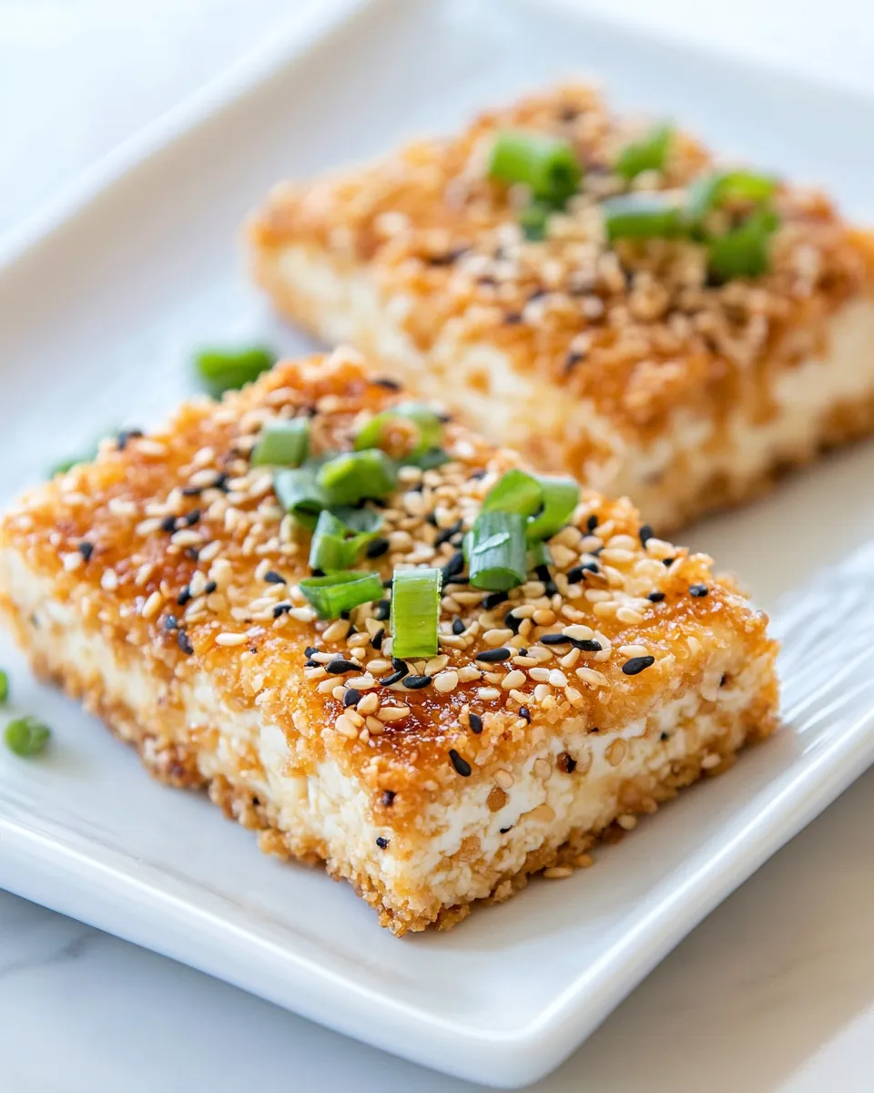 Healthy Sesame Crusted Tofu recipe image