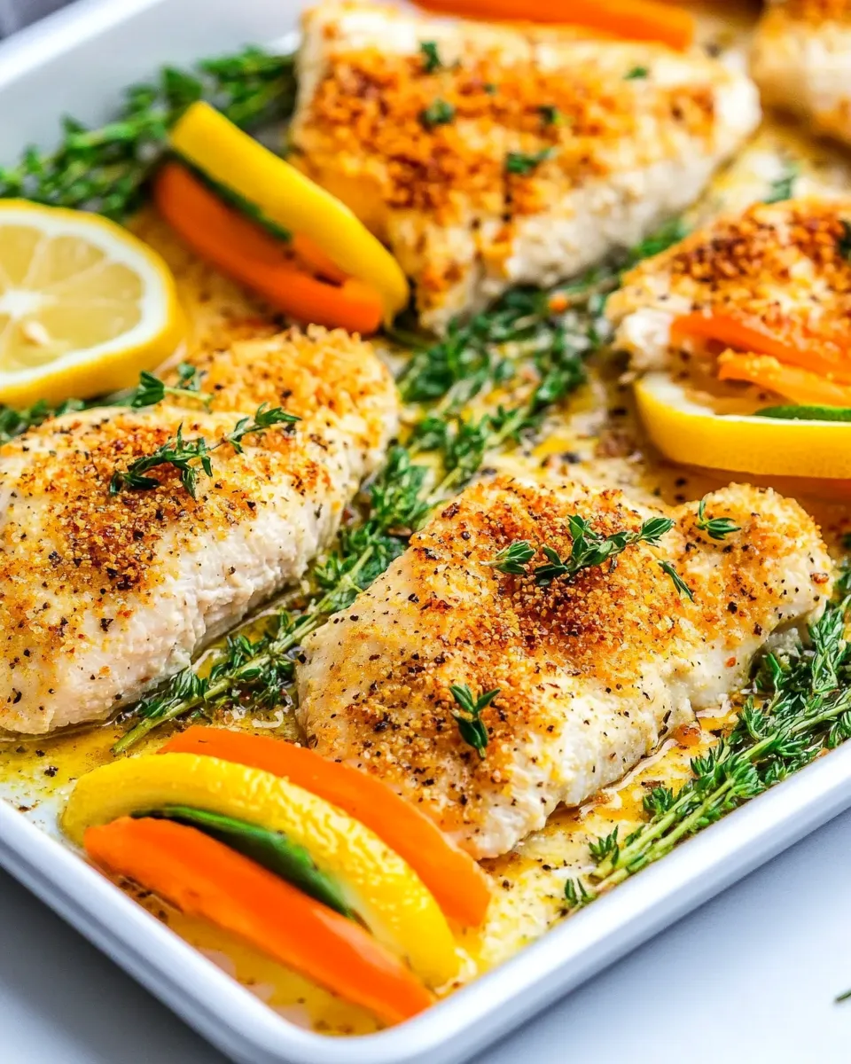 Classic Sheet Pan Lemon Pepper Chicken image