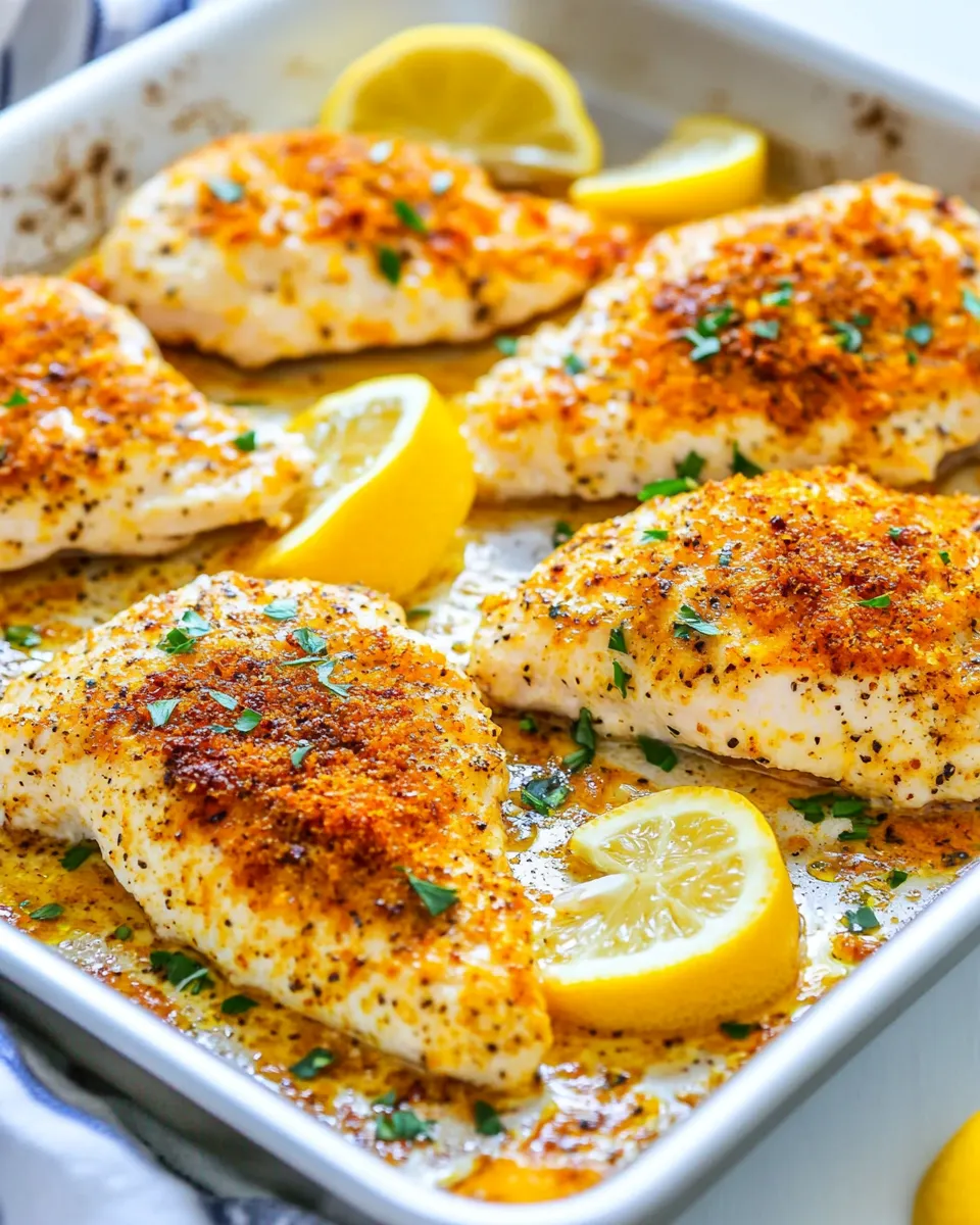 Easy Sheet Pan Lemon Pepper Chicken recipe photo