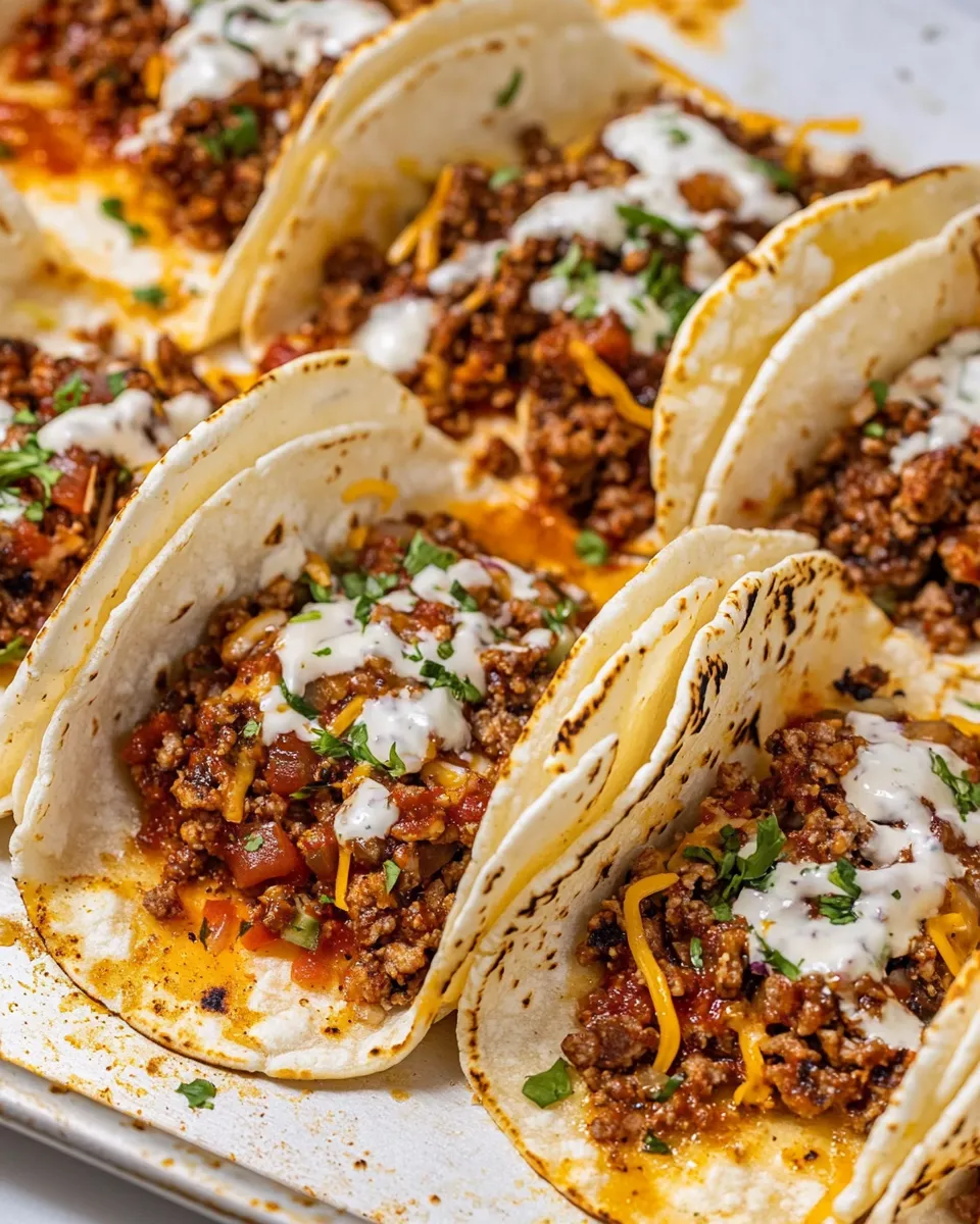 Easy Sheet Pan Tacos recipe photo